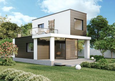 casa modulara cu etaj