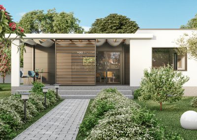 casa modulara cu un dormitor