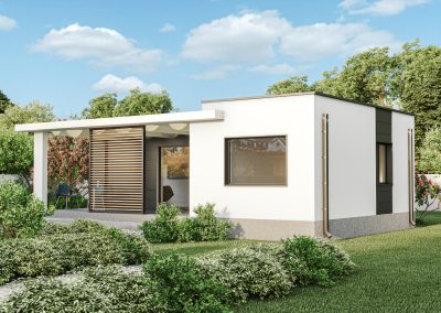 casa modulara cu un dormitor