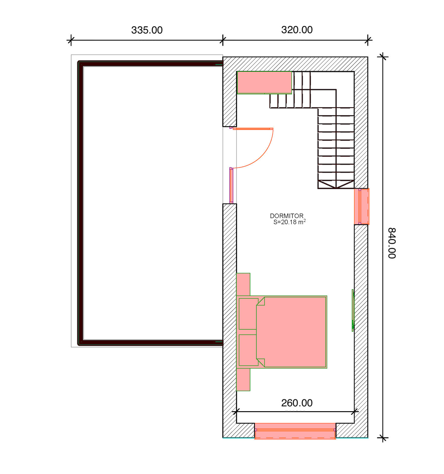 plan casa modulara cu etaj
