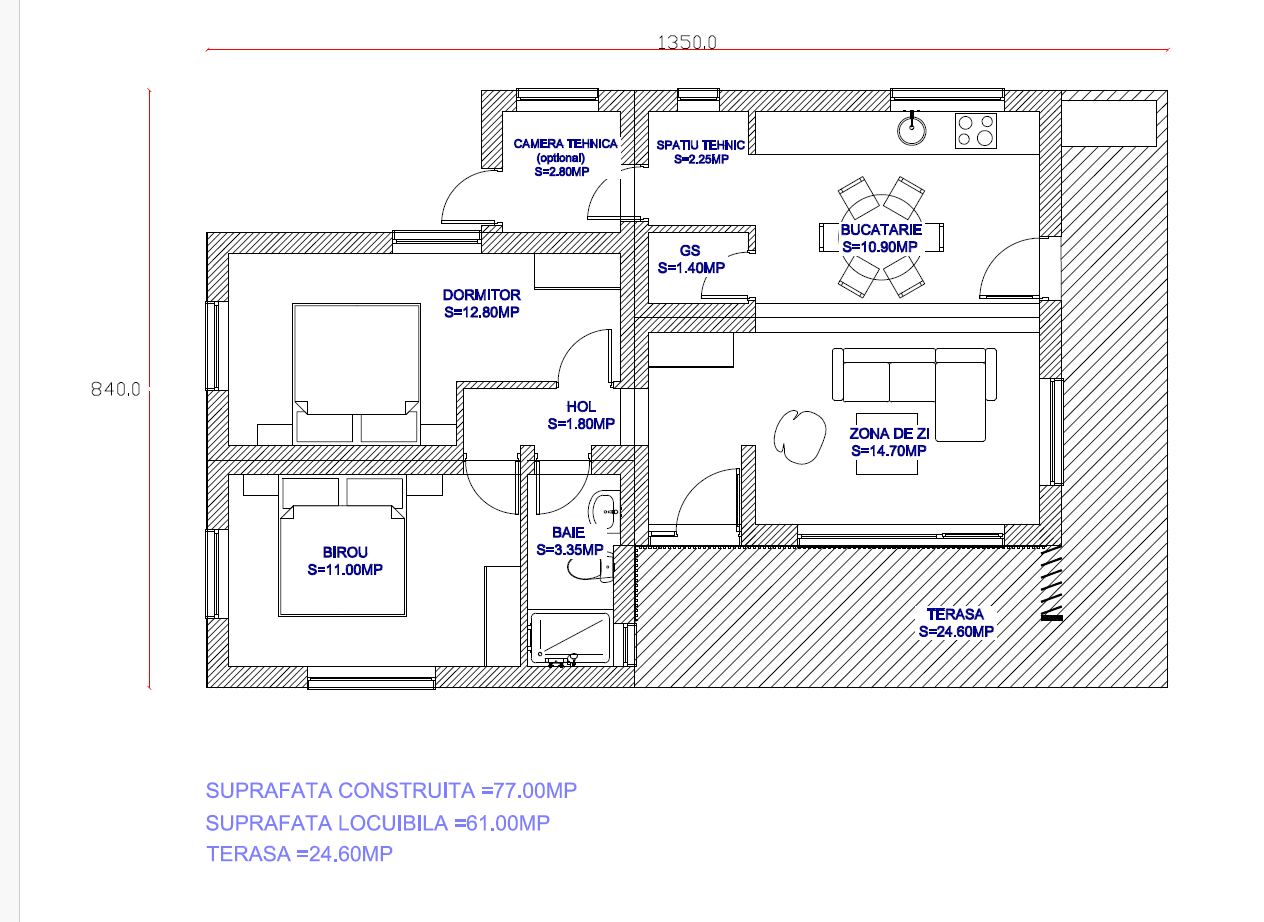 plan Modulo 77 nousite